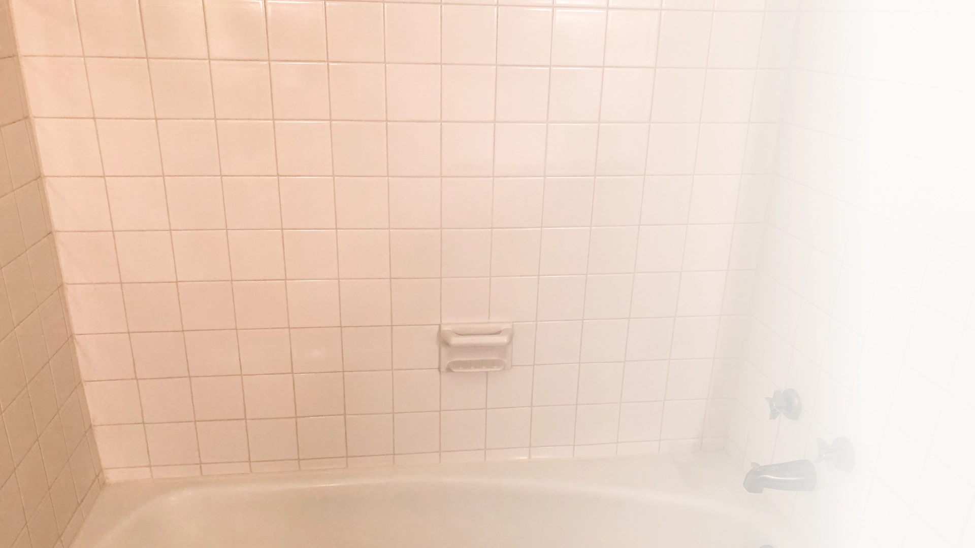bathroom small tile cleaning